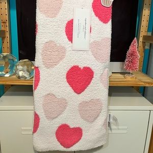 Cupcakes and cashmere Valentine’s Day blanket